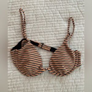 NEW RVCA multicolor underwire bikini top